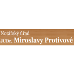 JUDr. Miroslava Protivová - notářka – logo společnosti