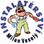 VESELÝ MILAN-VODO, TOPO, PLYN – logo společnosti