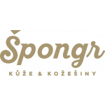 Špongr – kůže a kožešiny – logo společnosti